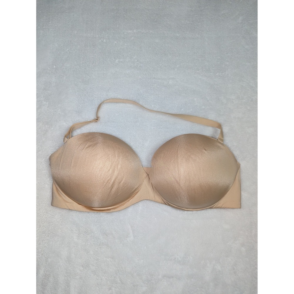 Skims Naked Strapless Bra Sand‎ Nude Underwire Molded Cup 36C
